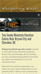 Mobile Screenshot of brysoncitylogcabins.com